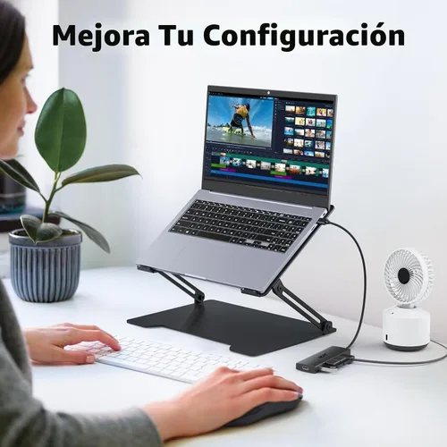 Miniatura 7 de Acer - Hub USB de 4 puertos, hub múltiple USB 3.0, divisor USB A para portátil con puerto de alimentación USB C, extensor USB para portátil