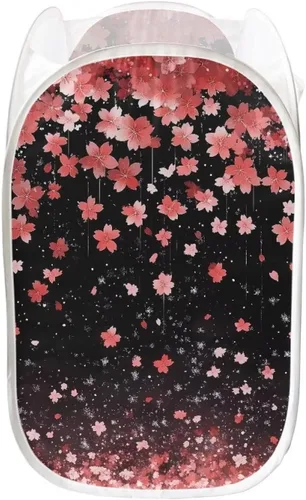 Miniatura 10 de AFPANQZ Cesta plegable de malla para ropa sucia, plegable, portátil, para guardar lugar para el hogar, fácil de plegar para viajes, 13.5 x 13.5 x 21