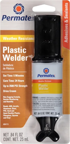 Miniatura 7 de Permatex 84115-12PK PermaPoxy soldadura de plástico de 5 minutos, 0.84 onzas, Negro