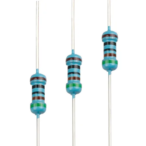 Miniatura 29 de 100pcs 1 ohm Resistor 1/4w (0.25 W) Resistencia fija de película metálica de tolerancia ±1%, múltiples valores de resistencia opcional