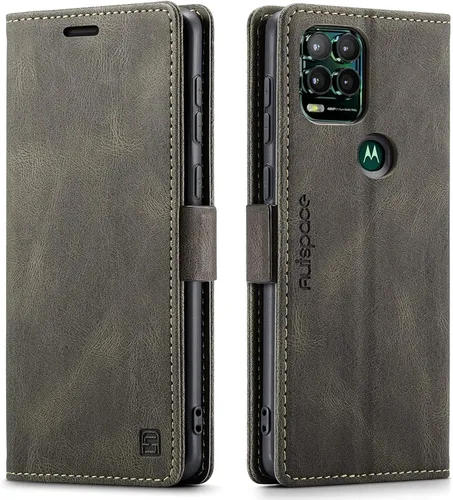 Miniatura 11 de HAII Funda para Moto G Stylus 5G 2021, de piel sintética, con tarjetero y soporte, cierre magnético, a prueba de golpes, para Motorola Moto G Stylus