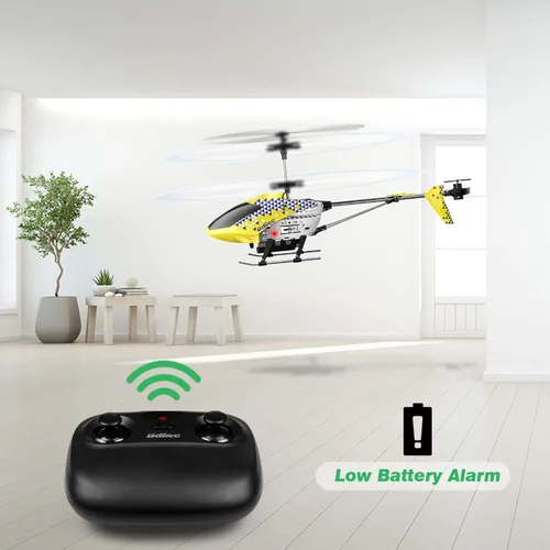 Miniatura 6 de Cheerwing U12S Mini helicóptero RC con cámara helicóptero de control remoto para niños y adultos Amarillo