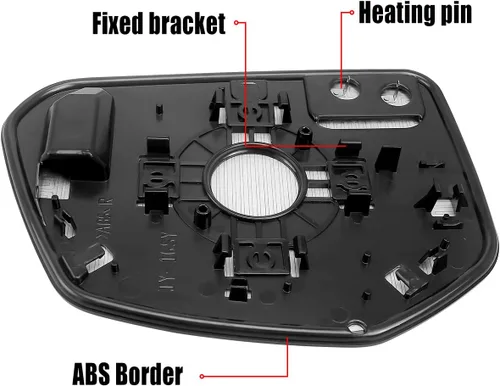 Miniatura 6 de Espejo calefactable con placa de respaldo para Honda Civic Envix Crider 2016 2017 2018 2019 2020 2021 2022, espejo retrovisor derecho del pasajero