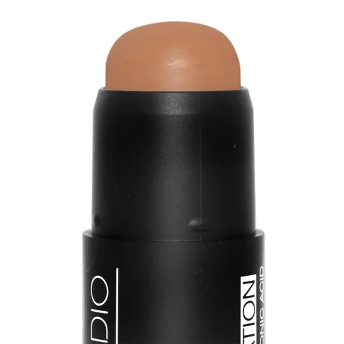 Miniatura 3 de Palladio BUILD + BLEND - Barra de base, barra de contorno para cara, maquillaje profesional para un aspecto perfecto, 0.25 onzas (brillo ámbar)