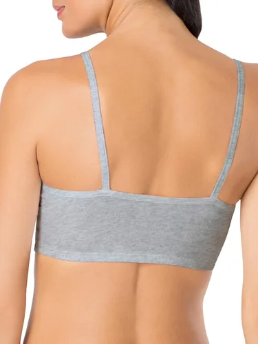 Miniatura 6 de Fruit of the Loom Women's Spaghetti Strap Cotton Pullover Sports Bra Value Pack