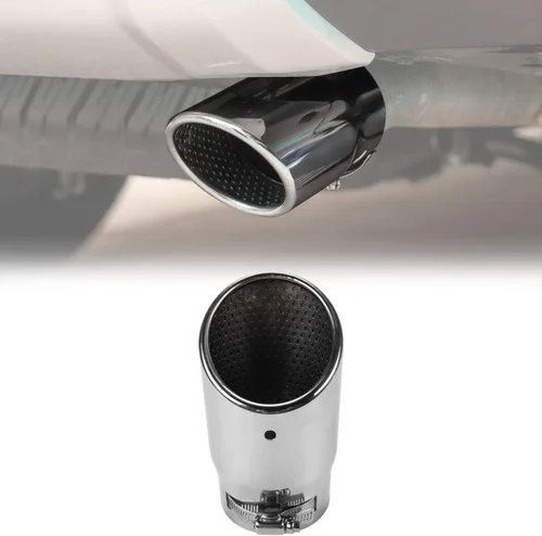 Miniatura 2 de JeCar Tubo de punta de silenciador de cola de escape de acero inoxidable para automóvil, diámetro de las tuberías 3.1 pulgadas para Toyota 4Runner