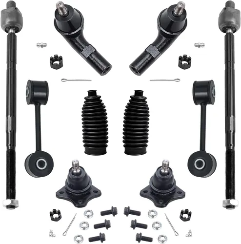 Miniatura 159 de Detroit Axle – Kit de suspensión delantera para Hyundai 2013-2018 Santa Fe 2 enlaces de barra de estabilizador 4 varillas de amarre interiores