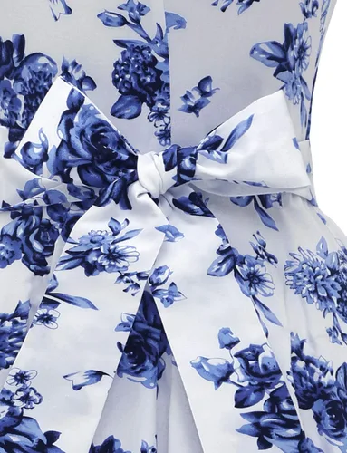Miniatura 25 de Dressystar - Vestidos clásicos de fiesta con mangas casquillo, estilo Rockabilly y retro de la década de 1950