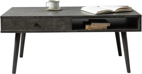 Miniatura 12 de EMOOR Mesa auxiliar plegable de madera rectangular pequeña (17.7 x 23.6 pulgadas), color blanco, mesa baja para sentarse en el suelo, espacio