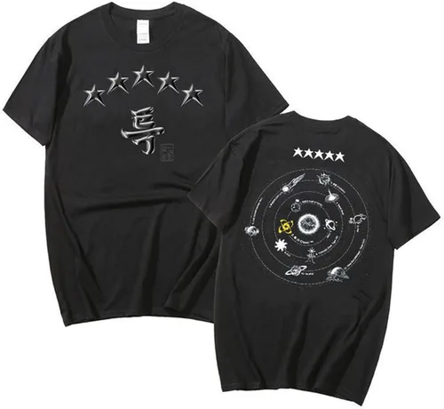 Miniatura 9 de DHSPKN Skz 5 Star New Album Merch Camiseta Felix Changbin Jisung Hyunjin Minho Conciertos Tee Unisex Niñas Hombres Tops