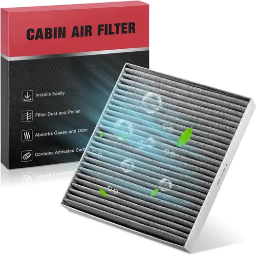 Miniatura 25 de BDFHYK 2 filtros de aire de cabina CF10136 con carbón activado compatibles con Chevy Uplander 2005-2009, Venture 2001-2005, compatibles con Buick