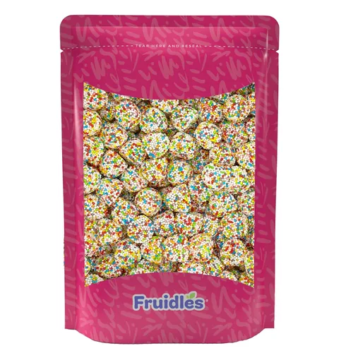 Miniatura 7 de Fruidles Gomitas de frambuesa, deliciosas gomitas de sabor a frutas recubiertas de azúcar (1 libra)