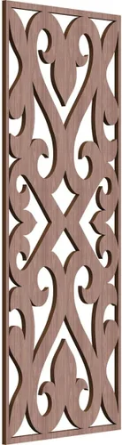 Miniatura 159 de Keene Paneles de pared decorativos de madera con calado, 9 3/8 pulgadas de ancho x 24 3/8 pulgadas de alto x 1/4 de alto, roble rojo rojo (Red Oak)