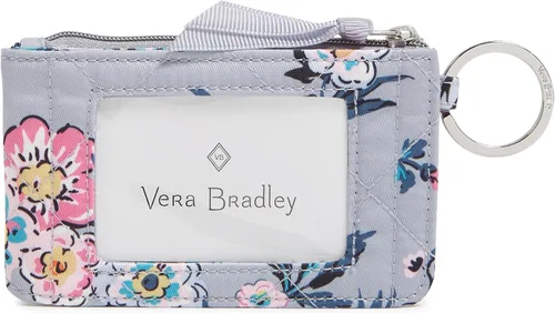 Miniatura 18 de Cartera de lujo de sarga con cremallera y protección RFID para mujer