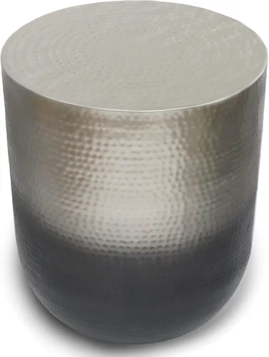 Miniatura 4 de SIMPLIHOME Nova Mesa de metal – Mesa redonda de hierro de 19 pulgadas de ancho en cobre degradado, mesa auxiliar de tambor bohemio para sala
