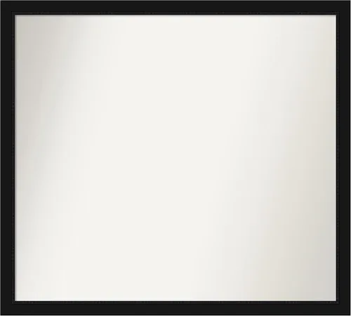 Miniatura 66 de Amanti Art Espejo de baño negro para sobre fregadero, 22 x 22 pulgadas, espejo de tocador cuadrado estrecho negro Avon, marco de madera casual