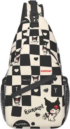 Bolso tipo bandolera, mini mochila cruzada para viajes, senderismo, bolsa de pecho para bolso de hombro, para mujeres y hombres, multicolor2