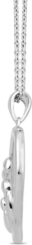 Miniatura 4 de Jewelili Collar con colgante de plata de ley para mamá y niños