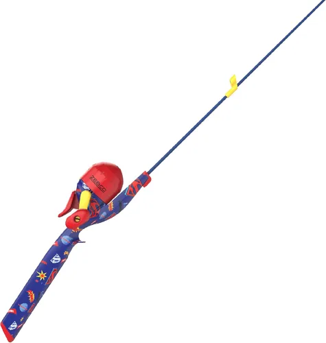 Miniatura 10 de Zebco Youth Floating Spincast Reel and Fishing Rod Combo, Pre-Spooled with 6-Pound Cajun Line Rosa