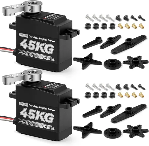 Miniatura 8 de Servomotor sin núcleo de 99.2 lbs de dirección de alto torque: Smraza 8.4V Servo Digital de acero inoxidable servo impermeable para RC escala 1/10