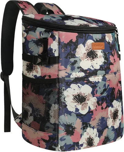 Miniatura 29 de Mochila Enfriadora de Camping para 30 Latas, Mochilas Enfriadoras Suaves Aisladas a Prueba de Fugas Bolsa Enfriadora de Viaje Impermeable Almuerzo