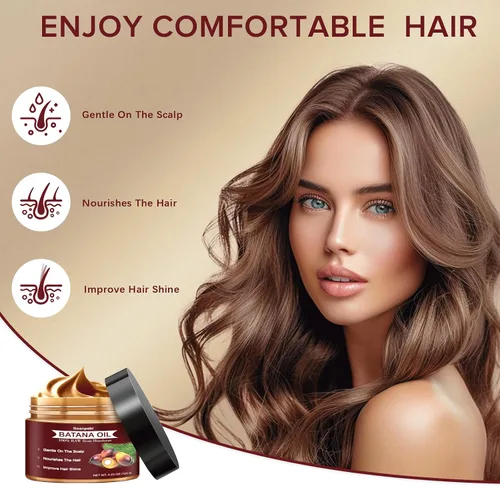 Miniatura 5 de Aceite de batana crudo para el crecimiento del cabello, Dr. Sebi Pure Aceite de Batana natural hidratante para el cuero cabelludo, mascarilla