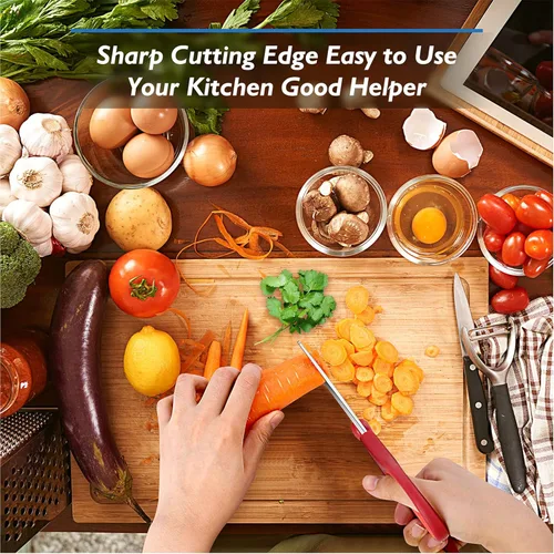 Miniatura 6 de Tijeras de cocina - Tijeras de cocina resistentes, aptas para lavavajillas, de acero inoxidable, tijeras de alta utilidad afiladas para aves