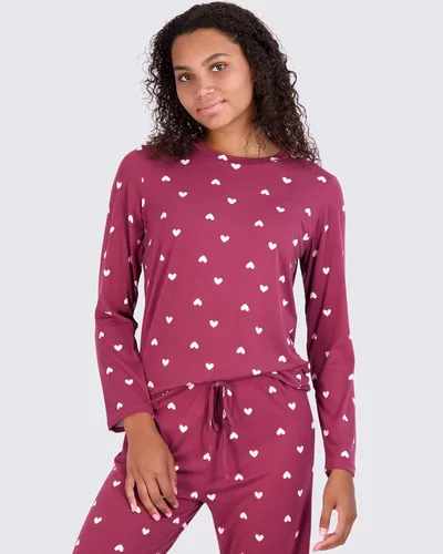 Miniatura 4 de Real Essentials 2 Pack Womens Pajama Set Super-Soft Short & Long Sleeve Top With Pants (Available In Plus Size)
