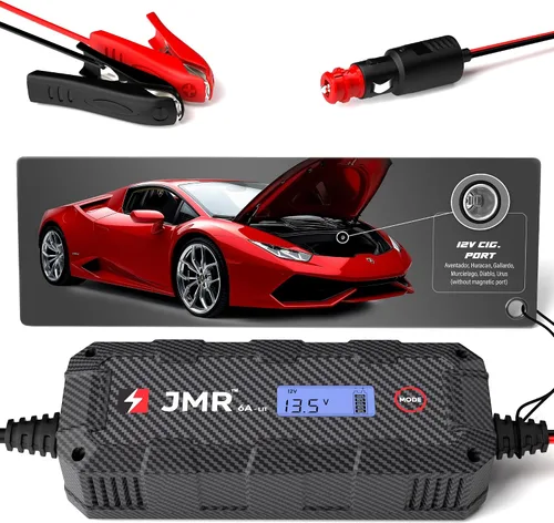 Miniatura 9 de Cargador de batería JMR para Lamborghini Aventador Huracan Gallardo Murcielago, cargador por goteo, acondicionador, mantenedor