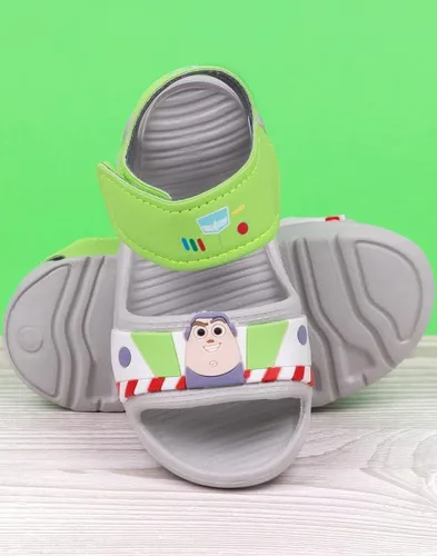 Miniatura 3 de Disney Toy Story Buzz Lightyear Sandalias para niños pequeños Deslizadores de superhéroes para niños y niñas con correa de apoyo Zapatos de verano