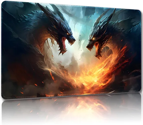 Miniatura 22 de Tapete de juego para MTG con bolsas de almacenamiento gratis, tapete de juego de 24 x 14 pulgadas TCG y alfombrillas de juego de mesa para tarjetas