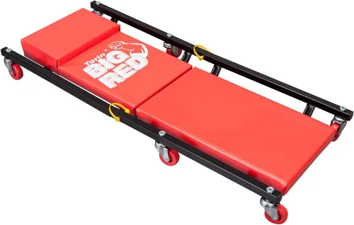 Miniatura 9 de BIG RED ATW4015ZR Torin, asiento plegable Z-Creeper de 40", plataforma rodante 2 en 1 para taller/garaje, capacidad de 330 libras, plataforma