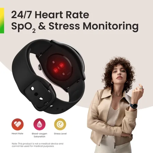Miniatura 4 de Amazfit GTR Mini - Reloj inteligente de 43 mm, batería para 14 días, GPS, aplicación de fitness AI habilitada, monitoreo de frecuencia cardíaca
