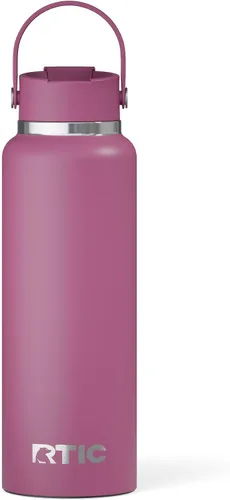 Miniatura 24 de RTIC - Botella de agua Outback de 32 oz (1 L), con revestimiento de cerámica, aislada, de acero inoxidable, doble pared con aislamiento al vacío