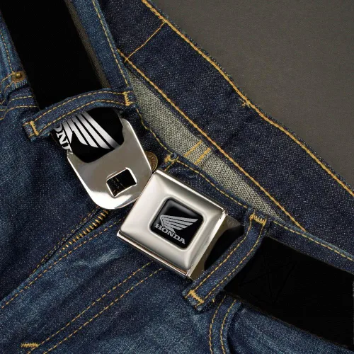 Miniatura 2 de Buckle-Down Cinturón de seguridad - HONDA Motorcycle Logo Negro/Blanco