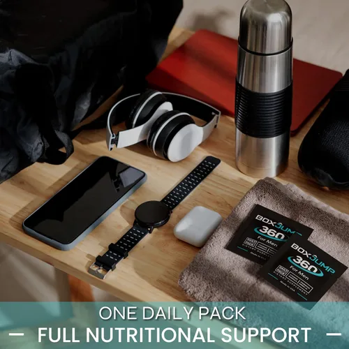 Miniatura 3 de BoxJump 360 Multivitamínico diario para hombres, lleno de todas las vitaminas y minerales esenciales diarios para hombres, más de 30 vitaminas