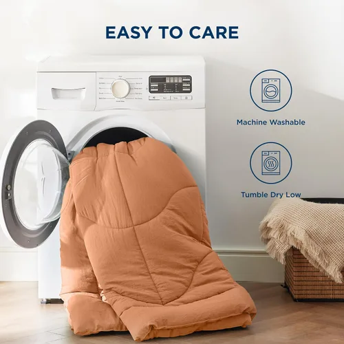 Miniatura 8 de Bedsure - Edredón tamaño queen, acolchado, para todas las estaciones, ultrasuave, plumón alternativo prelavado y relleno de edredón con 4 pestañas
