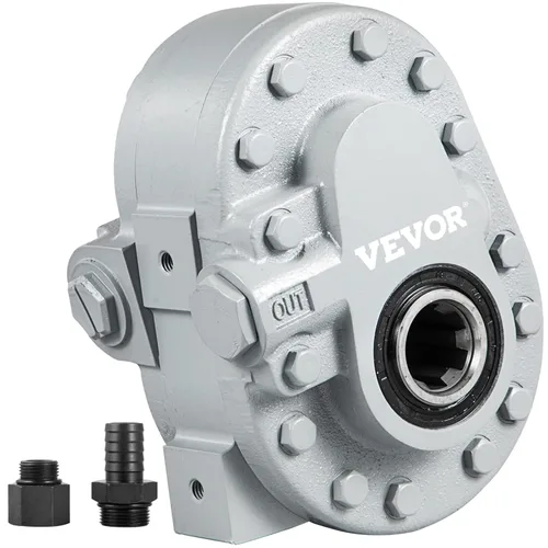 Miniatura 10 de Bomba hidráulica Bestauto 16.6GPM Motor hidráulico 540RPM Divisor de troncos 2500PSI Bomba hidráulica divisor de troncos SAE 12 Puerto de salida