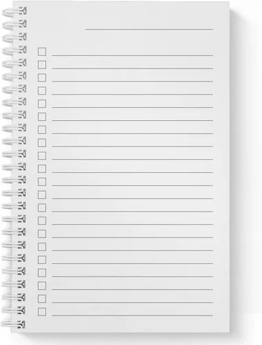 Miniatura 4 de Gotcha Covered Notebooks Softcover Last Minute - Cuaderno de 5.5 x 8.5 pulgadas, 120 páginas de lista de verificación, cubierta laminada brillante