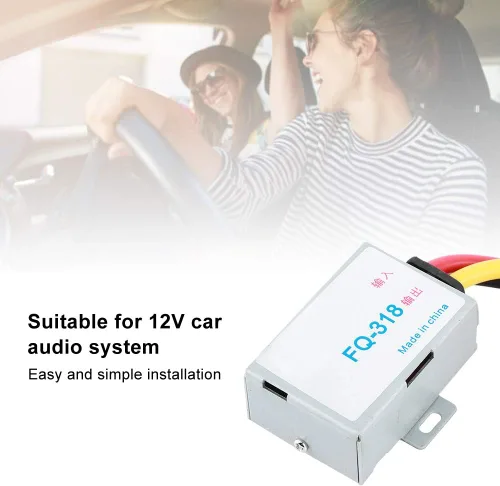 Miniatura 4 de Filtro de ruido de audio para automóvil, filtro supresor de ruido de 12 V, filtro de potencia de audio, reductor de ruido estéreo para sistema