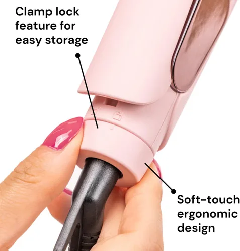 Miniatura 4 de L'ANGE HAIR Le Titane - Plancha plana de titanio, alisador de pelo con bordes curvos para un estilo versátil, plancha plana de doble voltaje