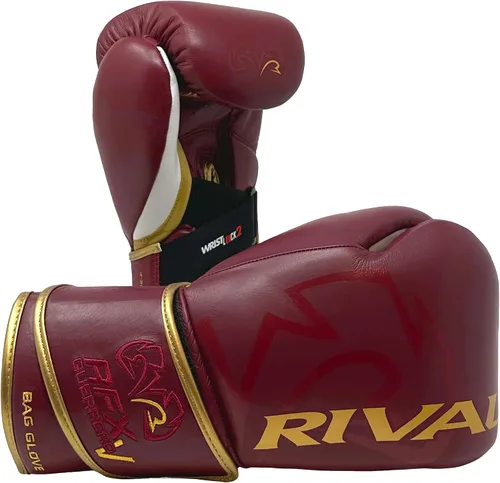 Miniatura 5 de Guantes de boxeo RIVAL RFX-Guerrero-V para bolsa de entrenamiento, con relleno de espuma multicapa (HDEF), cuero premium, sistema Wrist Lock 2