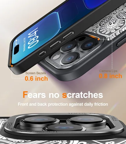 Miniatura 127 de Goodon para iPhone 15 Pro Max con protector de pantalla de privacidad, compatible con Magsafe, funda translúcida mate a prueba de golpes - Linda