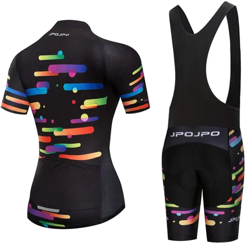 Miniatura 76 de Hotlion Conjuntos de camisetas de ciclismo para mujer, ropa de ciclismo de verano, trajes de bicicleta de carretera, ropa de ciclismo de manga corta