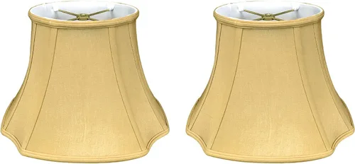 Miniatura 9 de Royal Designs, Inc. BS-709-15AGL - Pantalla de lámpara básica ovalada de esquina invertida, (7 x 9) x (12.75 x 15) x 10.75, oro antiguo Dorado