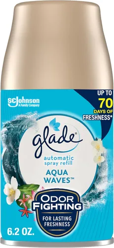 Miniatura 10 de Glade Repuesto automático en aerosol, ambientador para el hogar y el baño, manzana y canela, 6.2 onzas