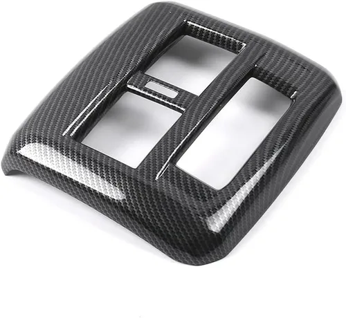 Miniatura 4 de 1 cubierta trasera de ventilación de aire para Volkswagen Atlas 2018 2019 2020 2021 2022 2023 Atlas Cross Sport Accesorios ABS patrón de fibra