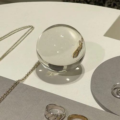 Miniatura 7 de Bola de cristal K9, bola de cristal transparente, esfera mágica para decoración, fotografía de lentes, meditación, adivinación de mirada, adorno