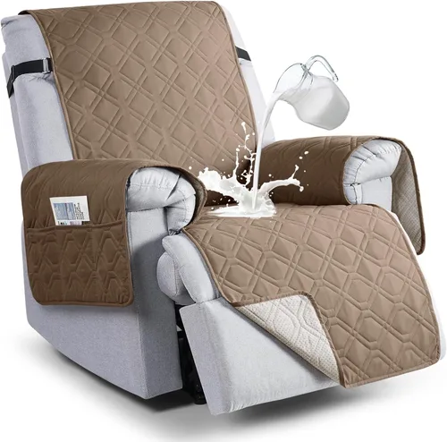 Miniatura 25 de VANSOFY Fundas 100% impermeables para sillas reclinables, funda antideslizante para silla reclinable para perros, protector de muebles, funda