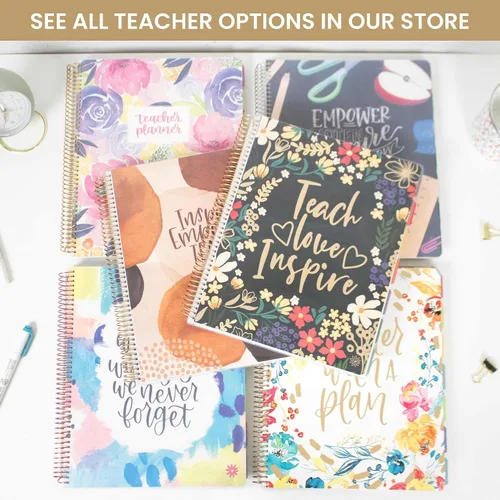 Miniatura 8 de bloom daily planners - Agenda y calendario de año académico sin fechas para maestros, organizador plan de clases 7 periodos, cubierta esmerilada